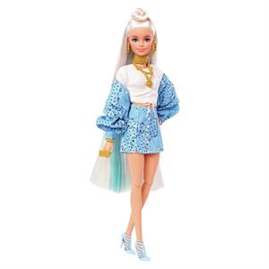 Barbie Extra Doll in Paisley Print Jacket 29cm